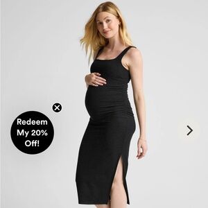 Beyond Yoga Black Maternity Dress- M